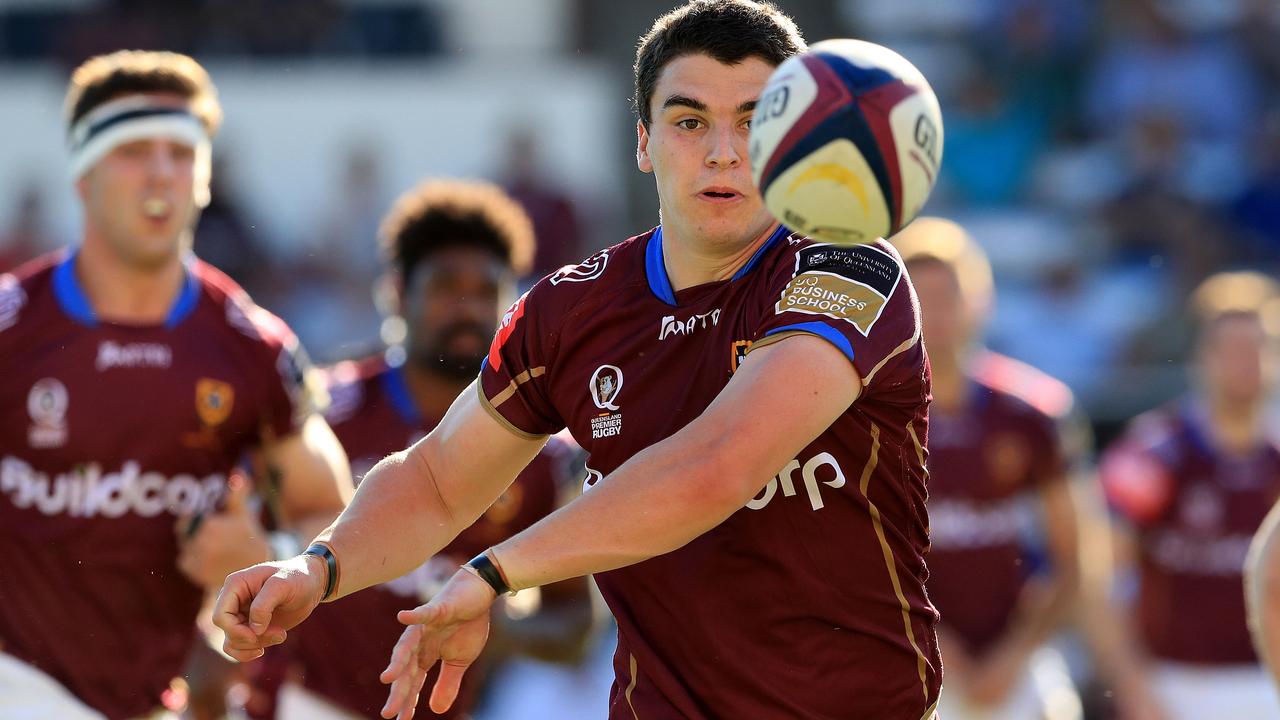 Alex Horan in action during the Premier Rugby preliminary final at Ballymore.