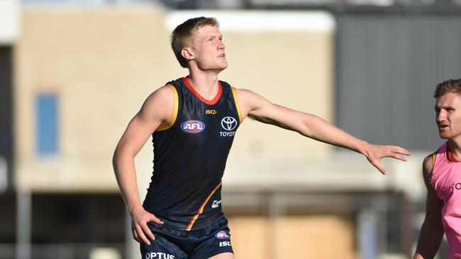 Fischer McAsey scored just 16 points against the Swans. Picture: Adelaide Football Club