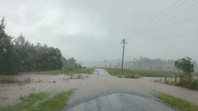 Boatharbour Rd, near Lismore. Picture: Lismore City SES.