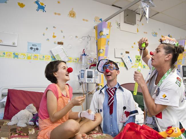 Clown doctors prove laughter is best medicine in Toowoomba