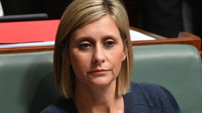 Susan Lamb during Question Time yesterday. Picture: AAP.