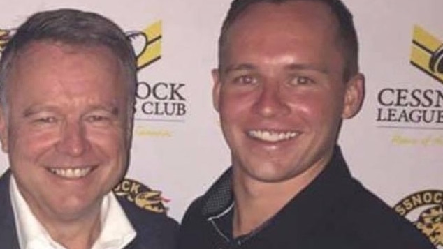 Federal MP Joel Fitzgibbon with son Jack (right). Jack’s charges have been dropped.