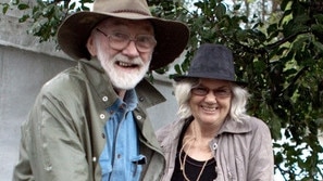 Des Ritchie with his partner Jillian Rossiter.