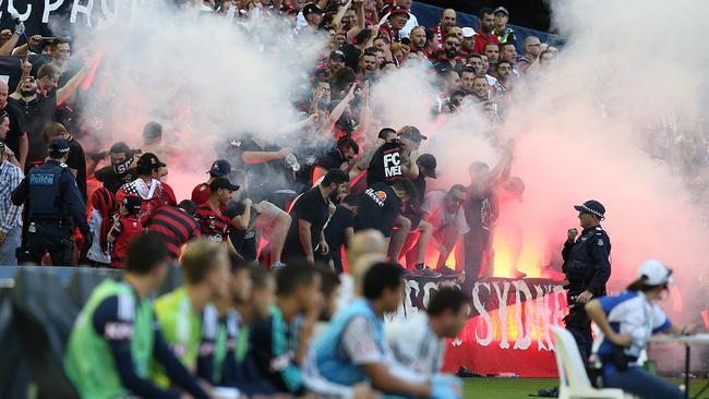 A-League clubs share blame for flare fools