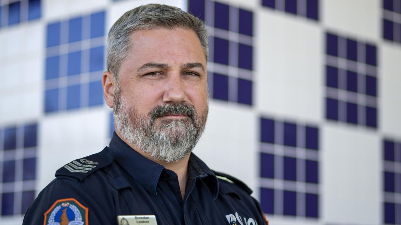 NT Police Detective Senior Sergeant Brendan Lindner. Picture: Floss Adams.