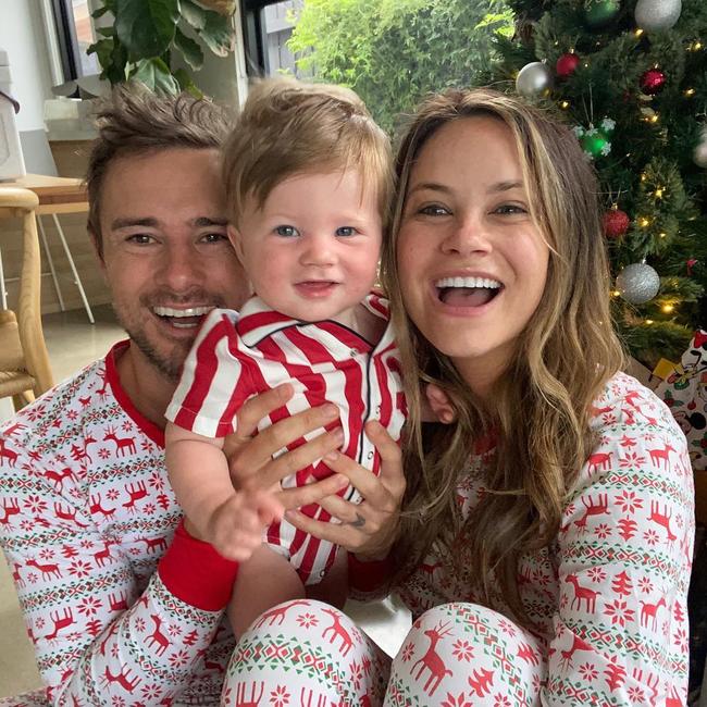 Christie Whelan Browne, Rohan Browne and son Duke. Picture: Instagram