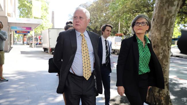 Ms Berejiklian’s legal team, including barrister Bret Walker, were present for the hearing. Picture: NCA NewsWire / Christian Gilles