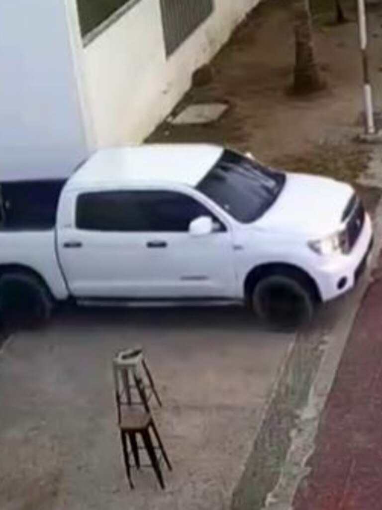 The car was captured on CCTV leaving a hotel in Cancun. Picture: 60 Minutes/Channel 9