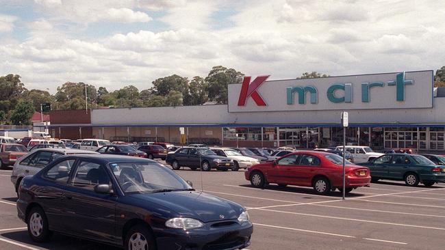 Kmart Blacktown in 2000. The store will mark its 50th anniversary this month.