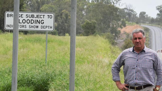 Burdekin MP Dale Last at the Phillips Creek Bridge. Picture: supplied