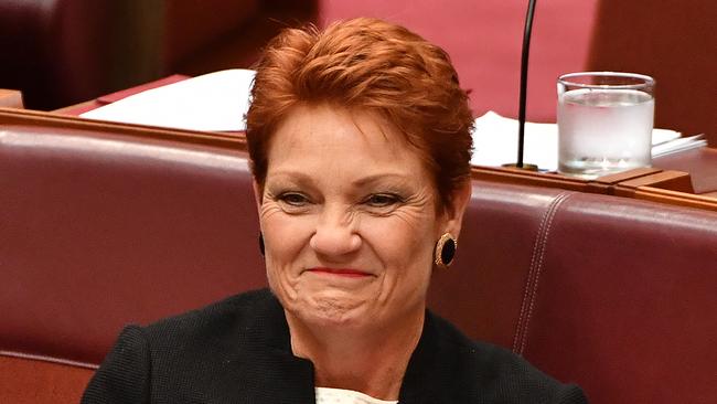 “Up until now there are a lot of people who won’t admit to a pollster that they will support Pauline Hanson.” Picture: AAP