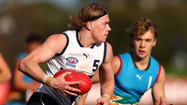 Will the Eagles go for Curtin over long-time No. 1 pick favourite Harley Reid? Picture: Graham Denholm/AFL Photos