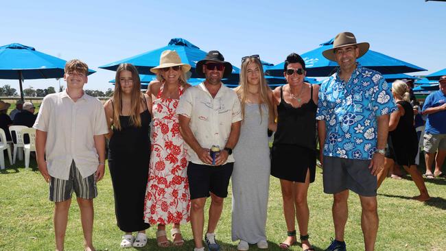 The Roberts Family attend the 2024 Echuca Cup races Picture: Brendan Beckett