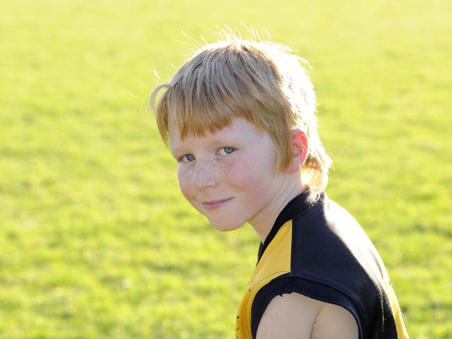 Bondi NAB AFL Auskicker, Rory Davey, will walk in the 2014 Toyota AFL Grand Final Parade; play on the MCG on Grand Final day and present medals to the 2014 premiership players.Picture: Craig Wilson