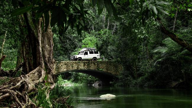 A Tourism Tropical North Queensland image of the Bloomfield Track north of Cairns.