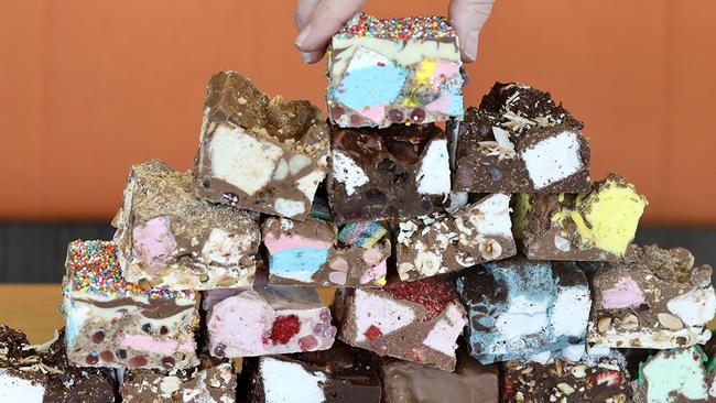 There are 31 varieties of rocky road up for grabs at the Yarra Valley Chocolaterie &amp; Ice Creamery Rocky Road Festival.