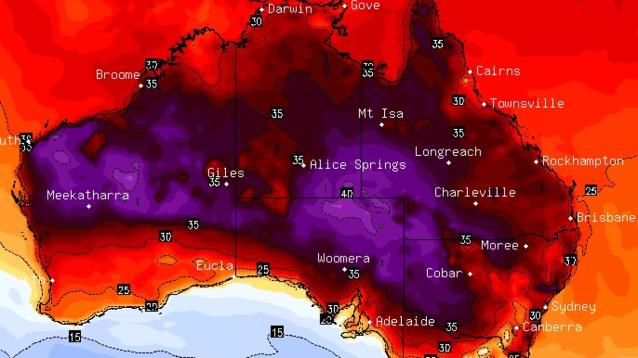 Temperatures in Western Australia are set to climb above 40c in the coming days. Picture: Supplied / Stormcast