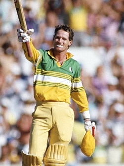 Adam Gilchrist says he grew up wanting to play like Dean Jones. Picture: Getty Images