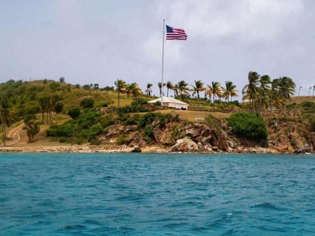 Little St. James Island in the US Virgin Islands, a property owned by Jeffrey Epstein. Picture: AP