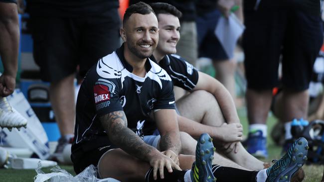 Quade Cooper is happy playing for Souths in Brisbane club rugby
