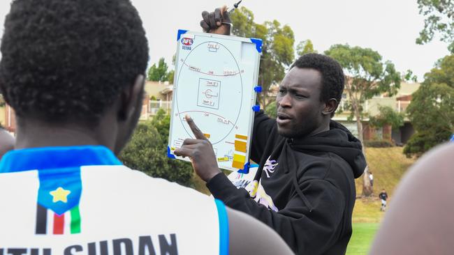 Majak Daw coached South Sudan. Photo: Mark Avellino Photography