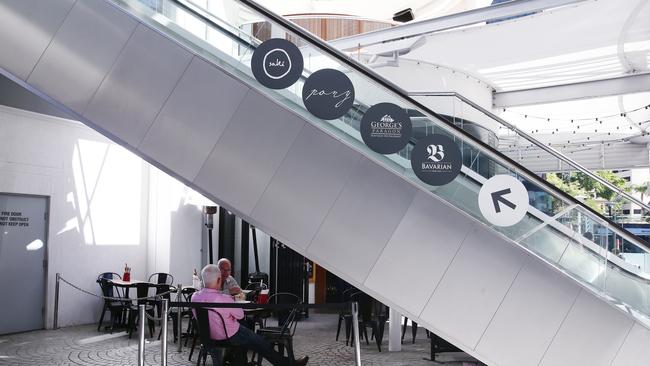 August 2019: Eagle Street Pier and Riverside al fresco dining areas. Picture: AAP Image/Claudia Baxter