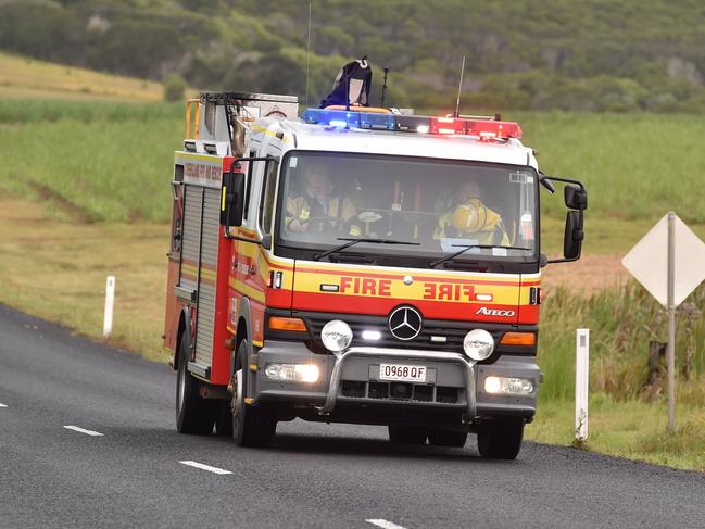 Queensland Fire and Emergencies services have eight crews en route.