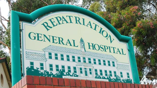 The former sign at the Repatriation General Hospital