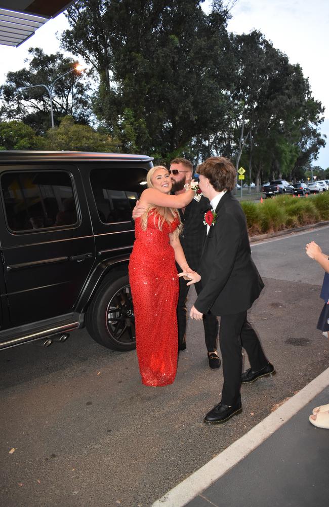 Students at the 2024 Nambour Christian College formal.