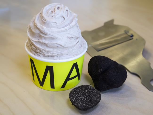 Truffle gelato at Mapo. Picture: Jenifer Jagielski