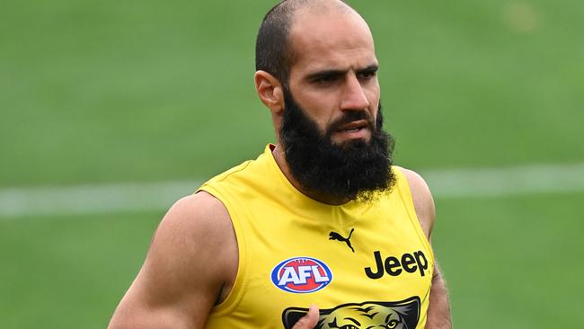 Tigers veteran Bachar Houli continues to make progress from a calf injury.