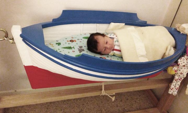 Boat 2024 baby cradle