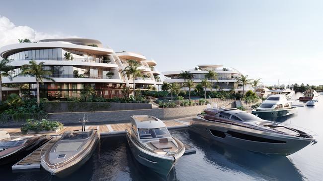 Artist's impression of the new luxury project on Sovereign Island.