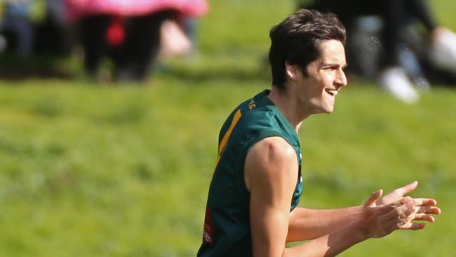 Northcote Park forward Ash Close had 10 reasons to smile on Saturday. Picture: Brendan Francis.