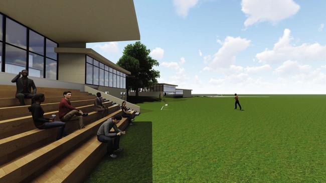 Artist impression of the $9.5m Walkerville Oval redevelopment.