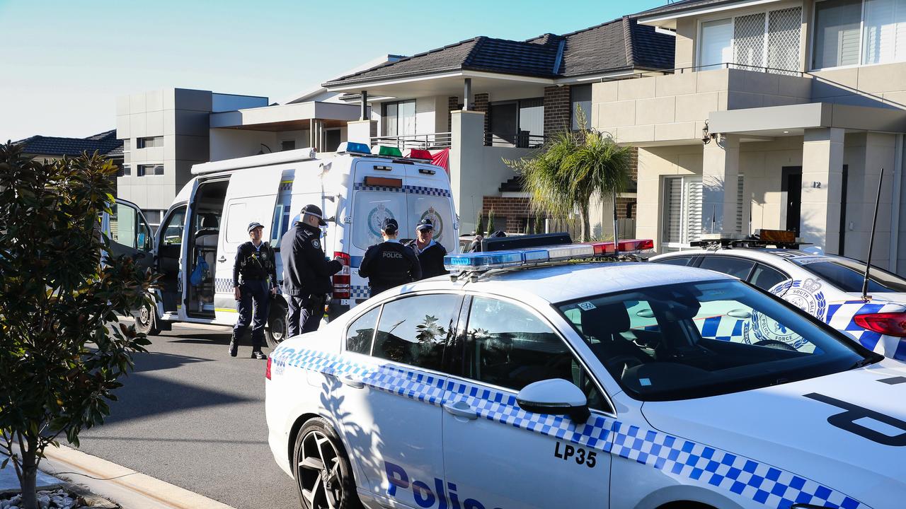 A view of Hertfordshire street in Elizabeth Hills in South West Sydney where a man has been shot dead as he sat in his car in the driveway. Picture: Gaye Gerard