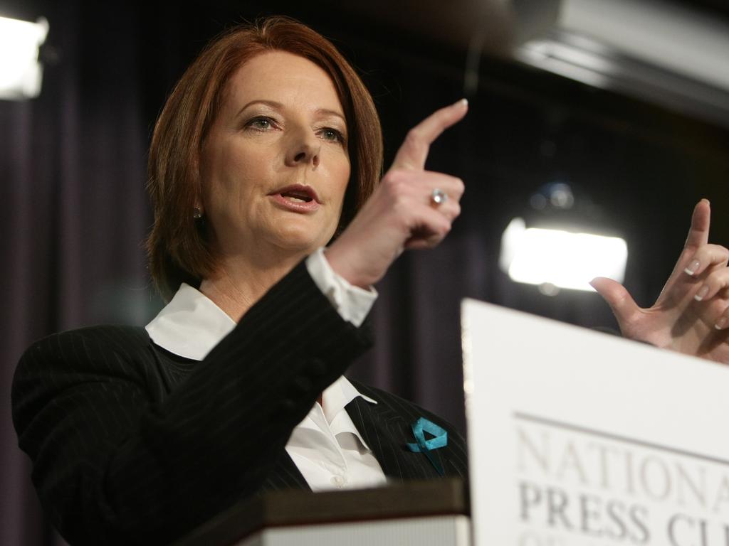 Former prime minister Julia Gillard