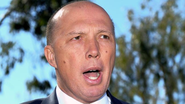 Minister for Immigration and Border Protection Peter Dutton. Picture: AAP