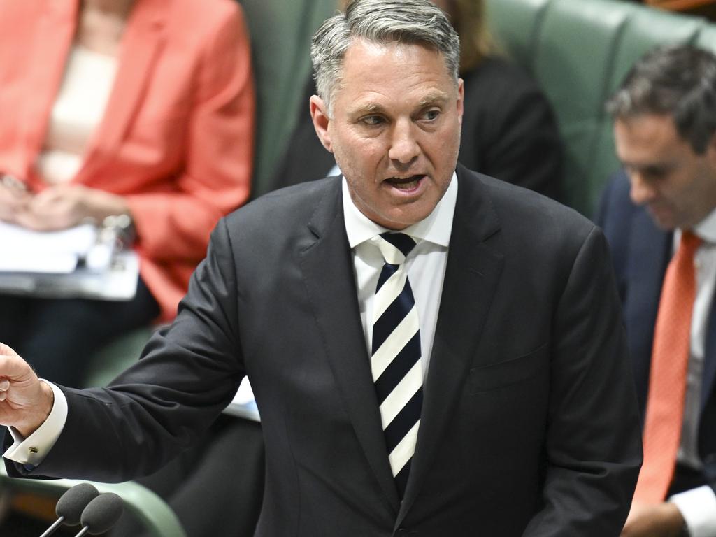 Australian Defence Minister Richard Marles says he is confident Donald Trump will stick to the pact. Picture: NewsWire / Martin Ollman