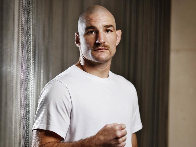 DAILY TELEGRAPH - 4.2.25UFC middleweight contender Sean Strickland pictured before he fights in the main event for the title at UFC 312 in Sydney this weekend.  Picture: Sam Ruttyn