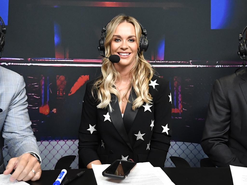 Former professional fighter Laura Sanko will commentate Strickland’s fight this weekend. Picture: Chris Unger/DWTNCS