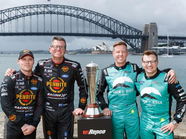 James Courtney and Jack Perkins have reunited for the Bathurst 1000. Picture: Max Mason-Hubers