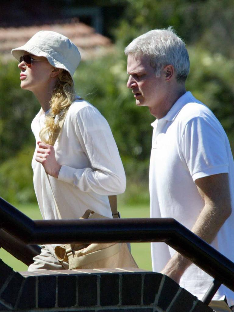 With Nicole Kidman in Sydney in 2005. Picture: Ben McDonald