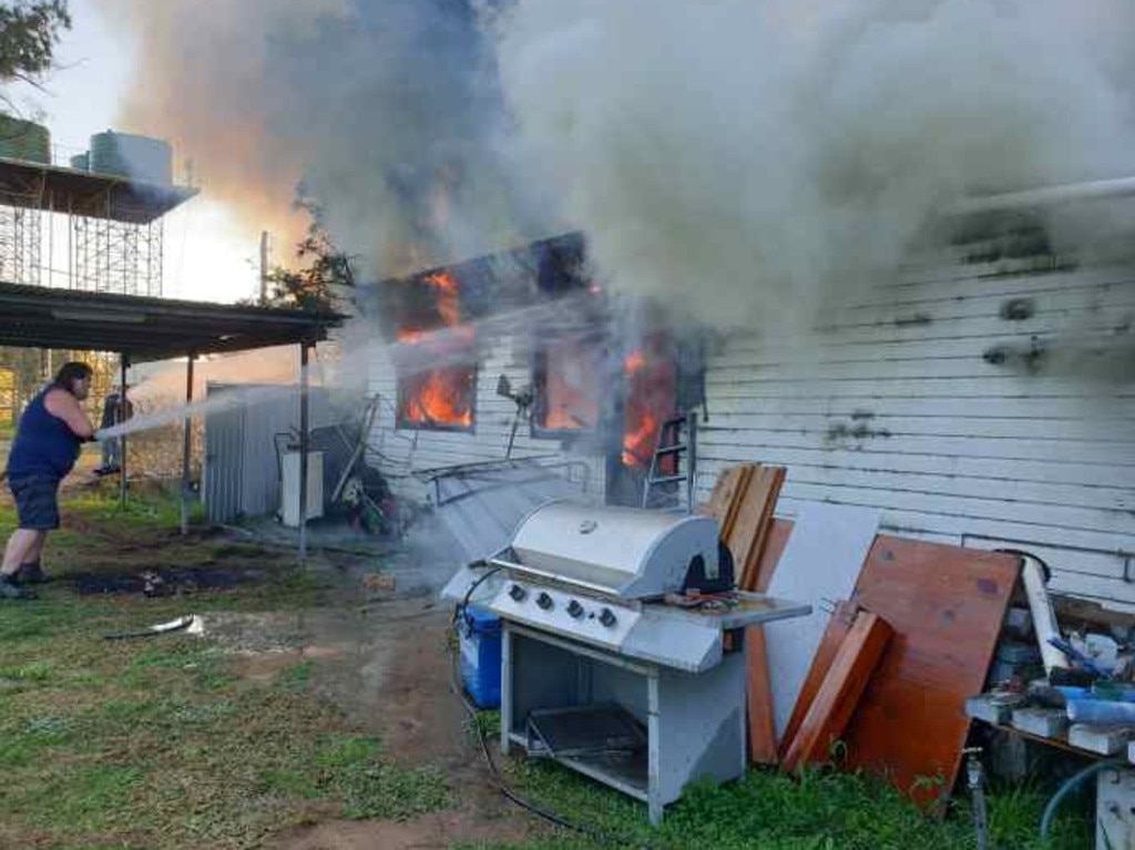 Rebekah Ward lost everything except the clothes on her back after her home in Gwabegar caught fire.