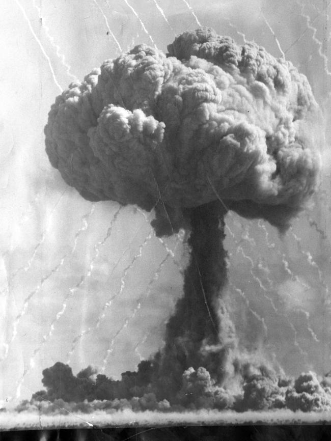 British nuclear test at Maralinga in 1957.