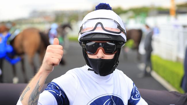 Robbie Dolan gives Spirit Ridge the thumbs up after winning the Summer Cup.