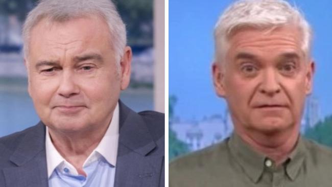 Eamonn Holmes and Phillip Schofield on This Morning. Picture: ITV