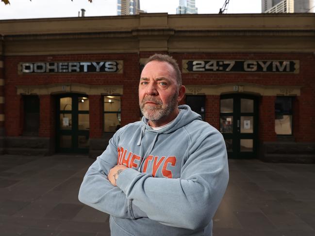 Tony Doherty, who runs Dohertys Gym. Picture: Alex Coppel