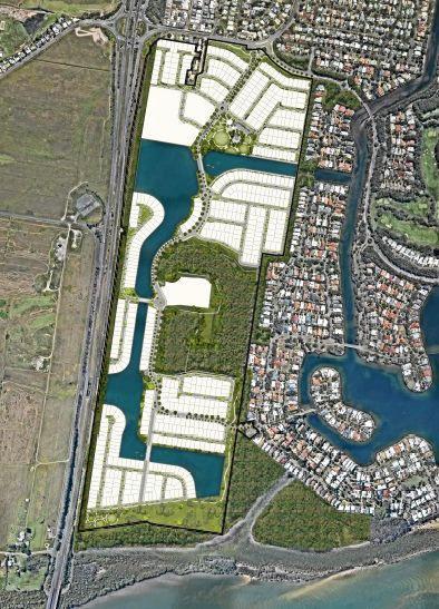 Stockland has released an impression of its re-worked development proposal for the Maroochy River north shore adjacent the Sunshine Motorway.