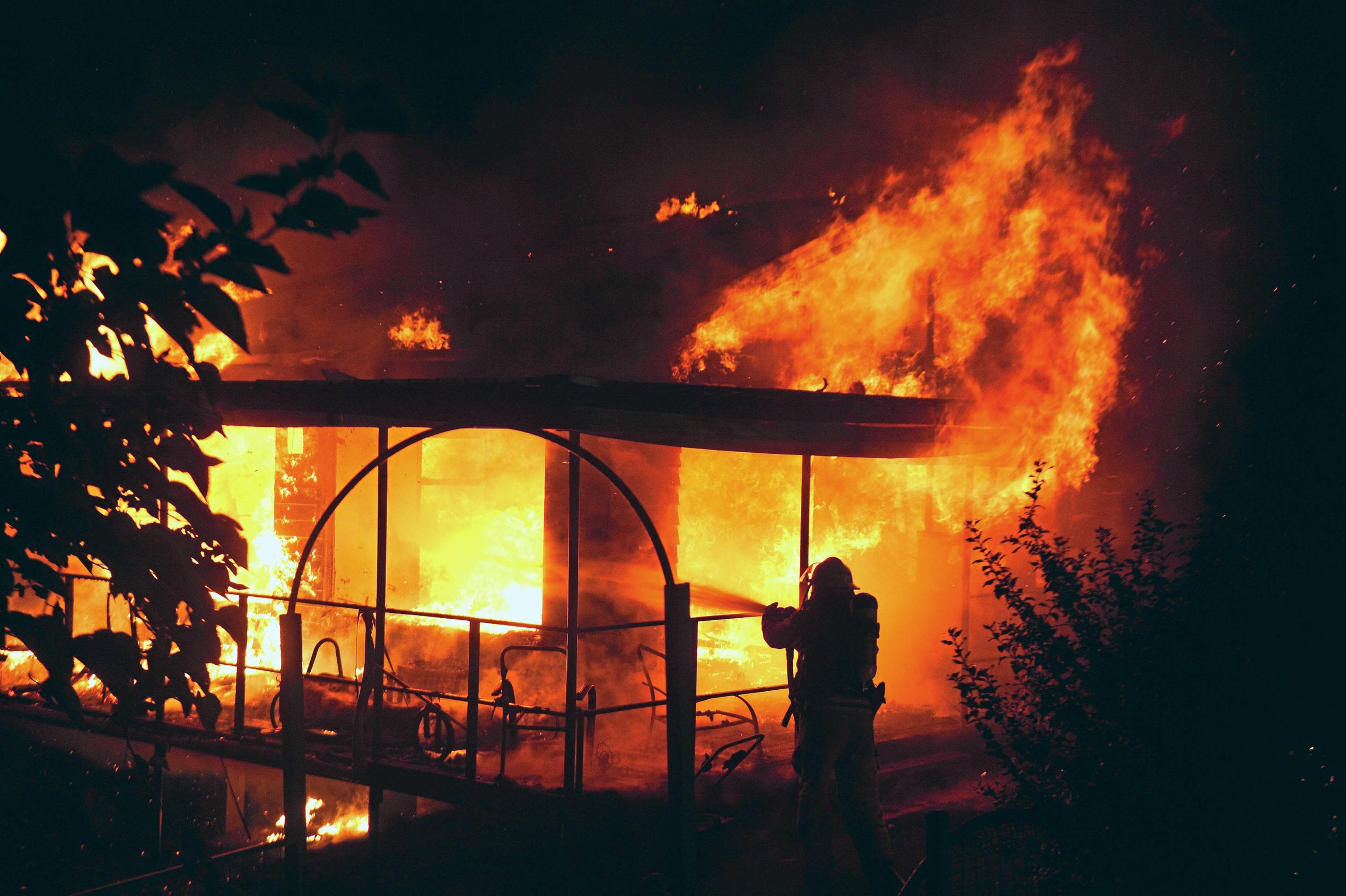 House fire on Main St Gympie